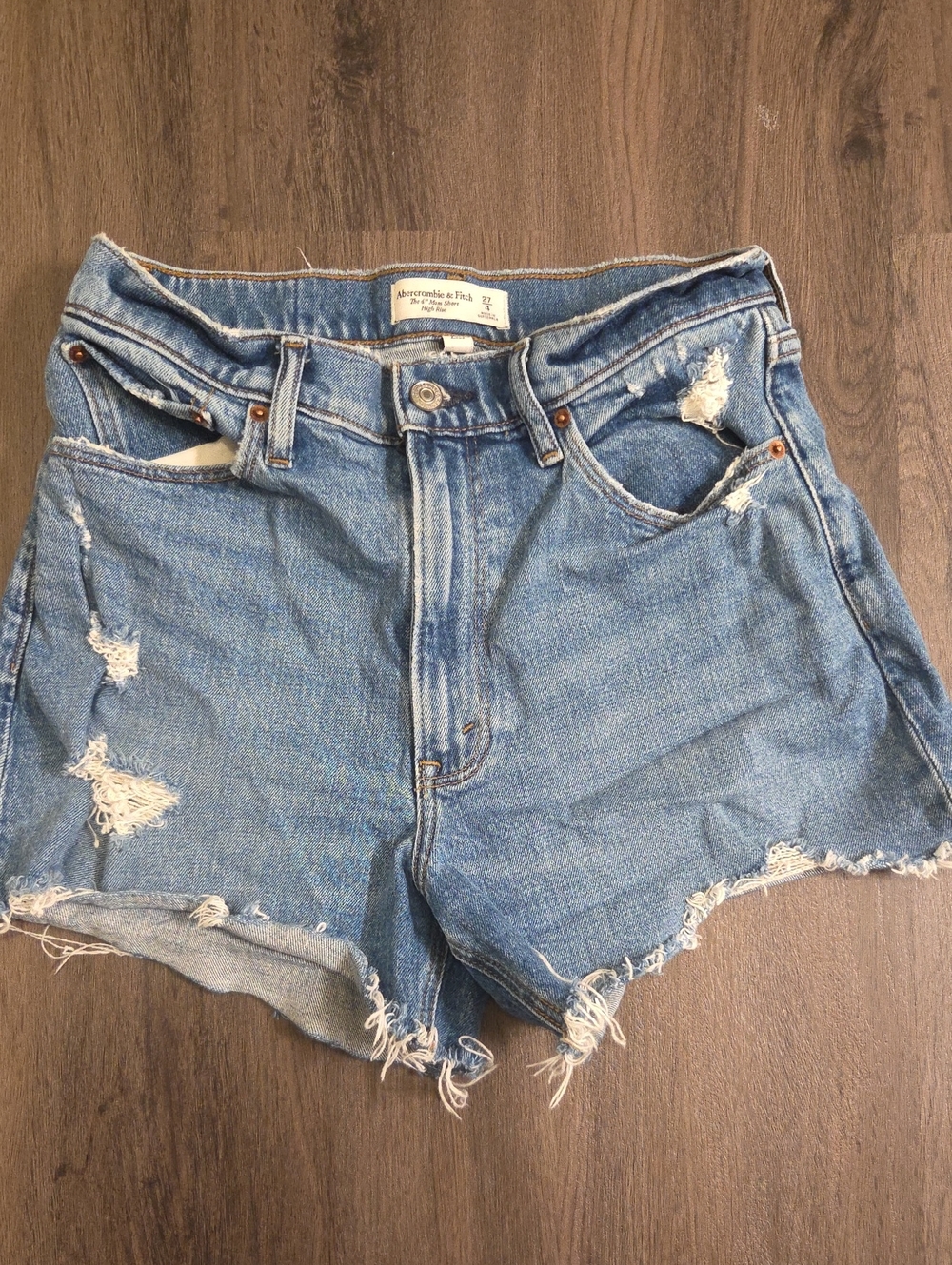 Abercrombie And Fitch High Rose Mom Short Curve Love